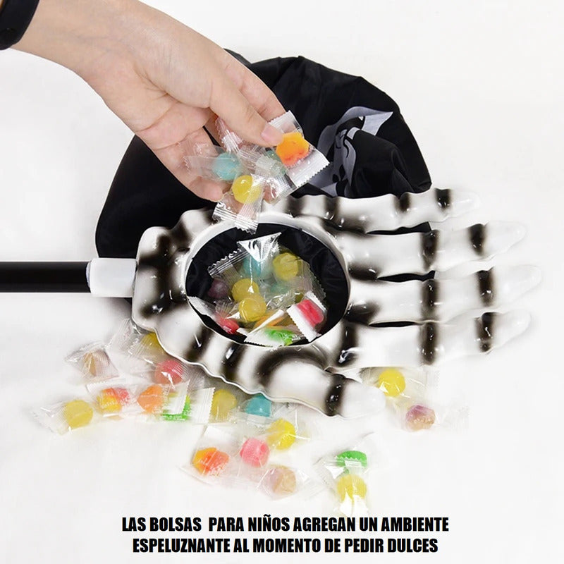 Pack X2 Bolsa Para Dulces Halloween Bolsa Dulces Fiestas