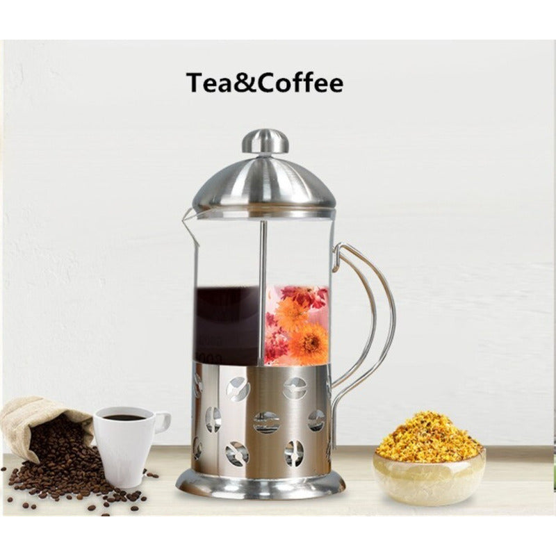 Cafetera Prensa Francesa Cafetera Portatil Acero Inox 1000ml