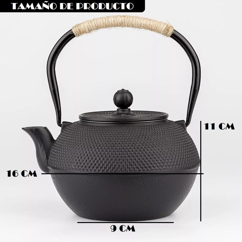 Tetera Hierro Fundido Tetera Japonesa Tetera Infusor 1.2 Lt