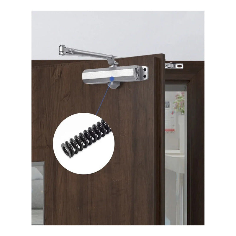 Brazo Hidráulico Para Puertas 25-35kg Cierra Puerta Automati