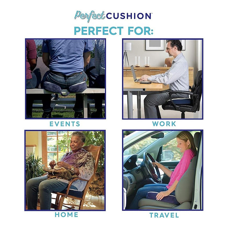 Pack X2 Cojin Lumbar Cojin Silla Oficina Cojin Espalda Ortop