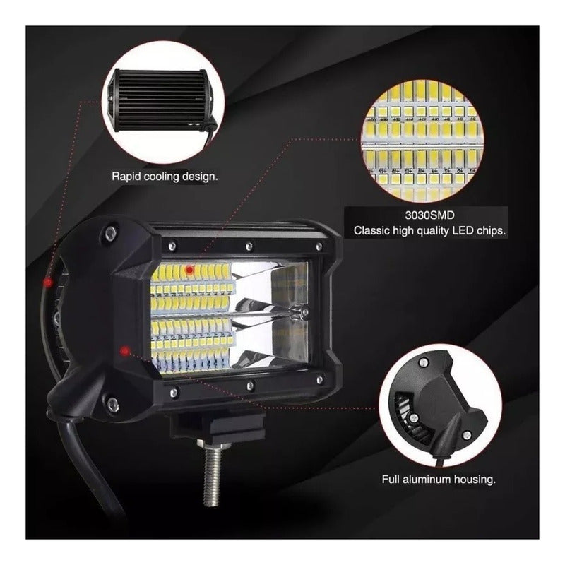 Focos Neblineros Led Neblineros Led Neblineros Barra 72w X4