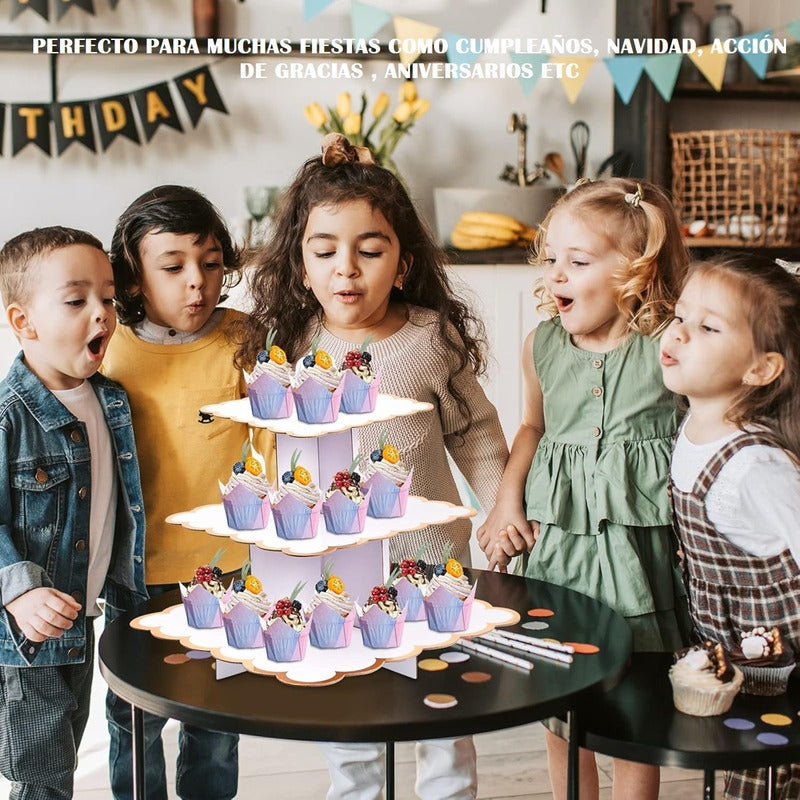 Pack X12 Capsula Para Hornear Capsulas Cupcakes Tulipanes Cu