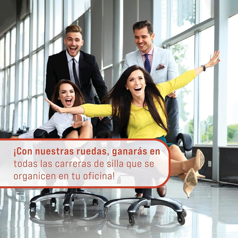 Pack X10 Ruedas De Silla Ruedas Escritorios Ruedas Multiusos