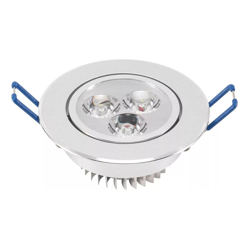 Ampolleta Led Embutido Foco 3w Led Ampolleta Luz Blanca Led Arcashopping Foco Led Embutido Luminaria Led 3w Focos Embutidos Led