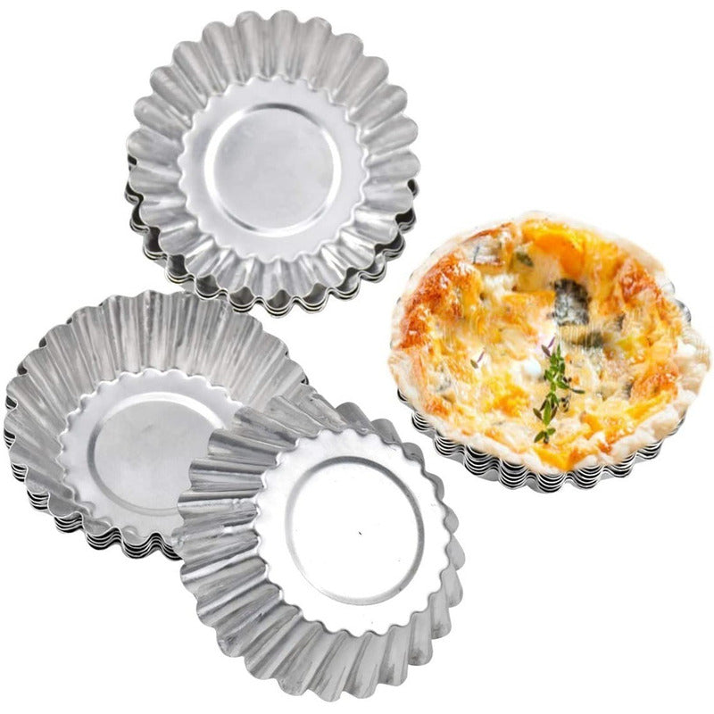 Pack X24 Molde Mini Tartaleta Menaje Molde Mini Tartale 10cm
