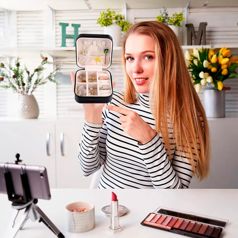 Pack X2 Joyero Portatil Organizador De Aro Exhibidores Joyas