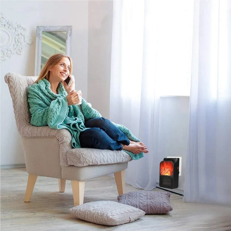 Calefactor Portatil Termoventilador Electrico 900w Calefacto