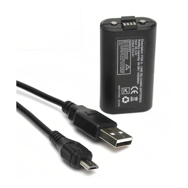 Batería Recargable Control Compatible Con Xbox One 2880 Mah