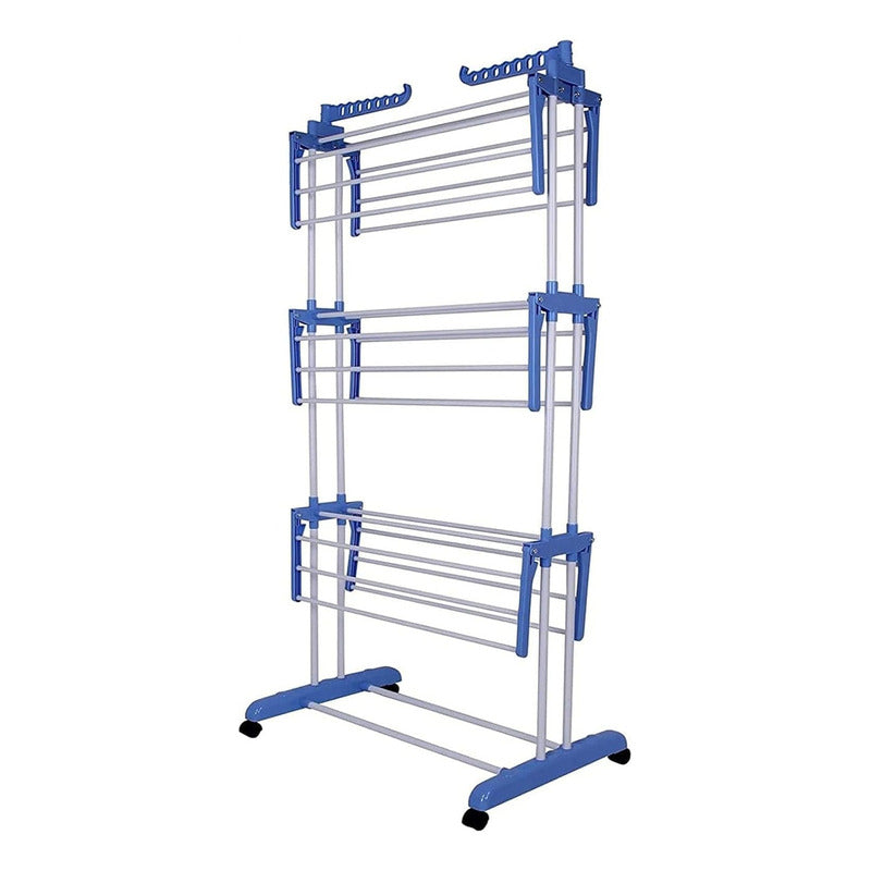 Tendederos Ropa Plegable Secador De Ropa Plegable Arcashopping Tendedero Secador Ropa Portatil Con Rueda 3 Niveles Tendedero De Ropa Metalico Secador De Ropa Vertical