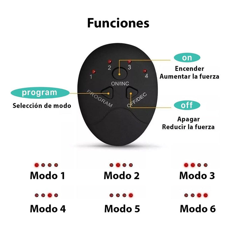 Electro Estimulador Muscular Abdominales Abdominal Brazos