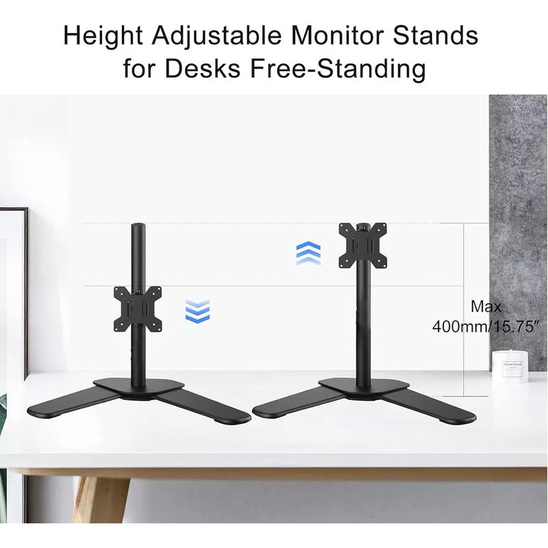 Soporte Tv Pedestal Monitor Base Alzador Brazo Elevado Simpl