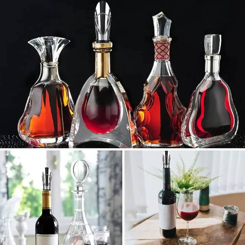 Boquilla Vertedor Vino Vertedor De Botella Boquilla Metal