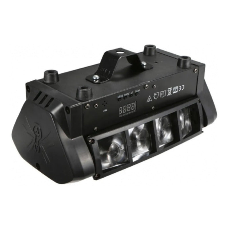 Cabeza Móvil Led Spider Dmx 8x3w Luz Dj Disco Led Beam Rgbw