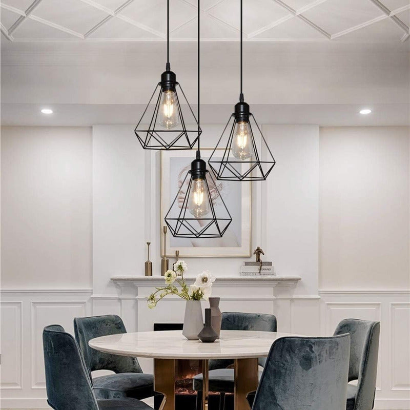 Lámparas Colgantes Vintage Lampara Living Para Comedor Techo