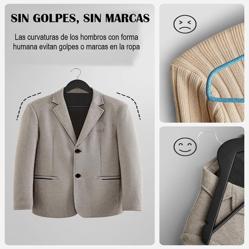 Pack X5 Colgadores De Ropa Colgadores Plásticos Perchas Ropa