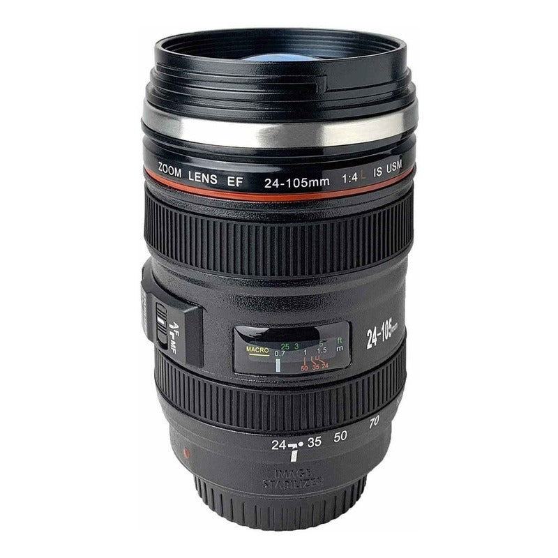 Tazon Taza Cafe Mug Tipo Lente De Camara Fotografica Alumini