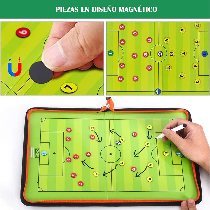 Pizarra Táctica De Futbol Tablero De Entrenamiento Magnético