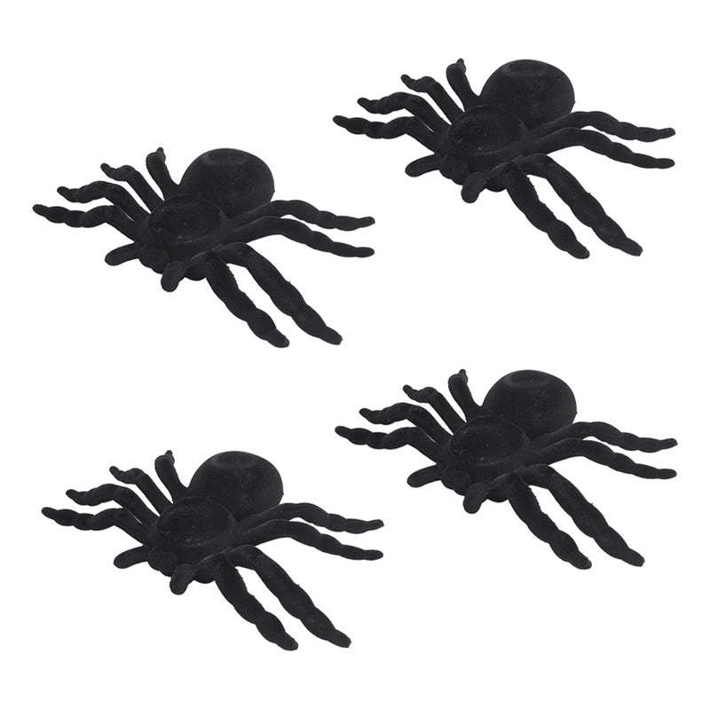 Pack X4 Decoracion Araña Halloween Pack Arañas Colgantes Eventos X4 Pack X4 Arañas Decorativas Negras Arcashopping Pack X4 Araña Decoracion Halloween Araña Decorativa Fiestas