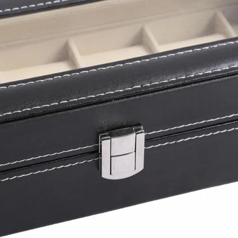 Organizador De Relojes Caja Para Guardar Reloj Estuche 6pza