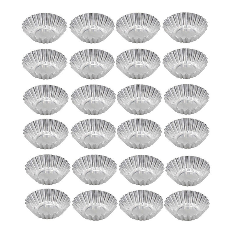 Pack X24 Molde Mini Tartaleta Menaje Molde Mini Tartale 10cm