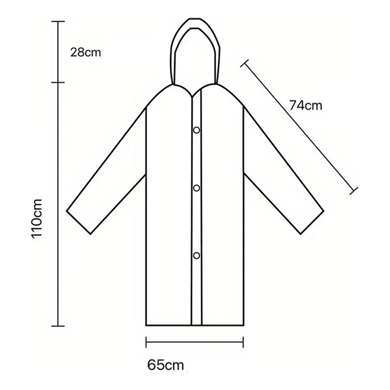 Traje Lluvia Impermeable Chaqueta Impermeable Lluvia Traje