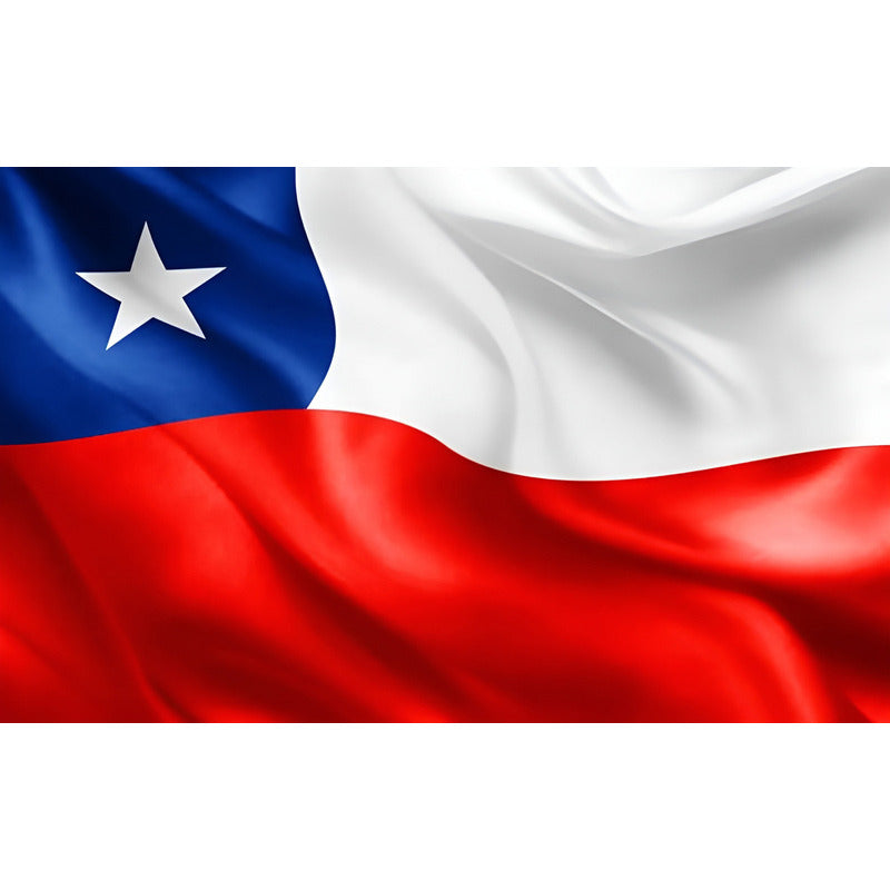 Bandera Chilena 90 X 135 Cm Bandera De Chile Fechas Patrias Bandera Chile