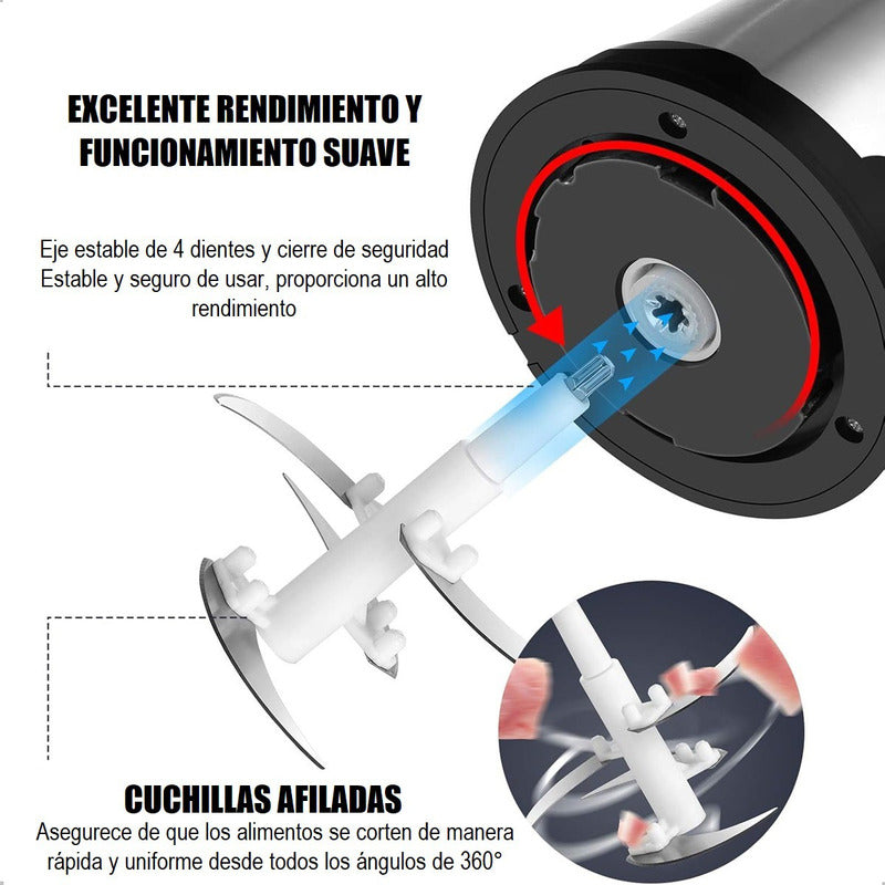 Procesadora Alimentos Robot De Cocina Picadora Alimentos
