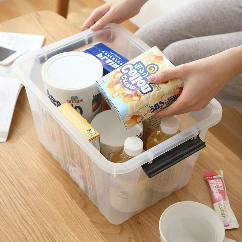 Cajas Plasticas Organizadoras Caja Almacenamiento Con Tapa