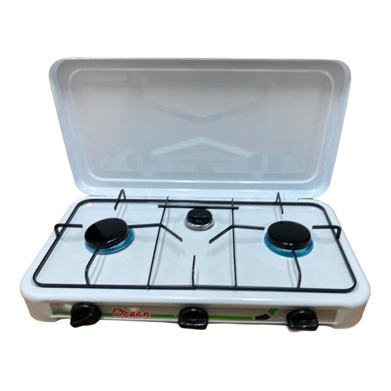 Cocinilla A Gas Camping Cocina Portatil 3 Plato Cocinillas