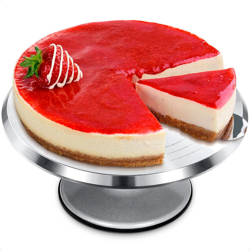 Base Giratoria Reposteria De Metal Profesional Base Torta Arcashopping Porta Torta Bases Para Tortas Plato Giratorio Para Tortas Soporte Profesional Torta Bandeja Giratoria De Tortas
