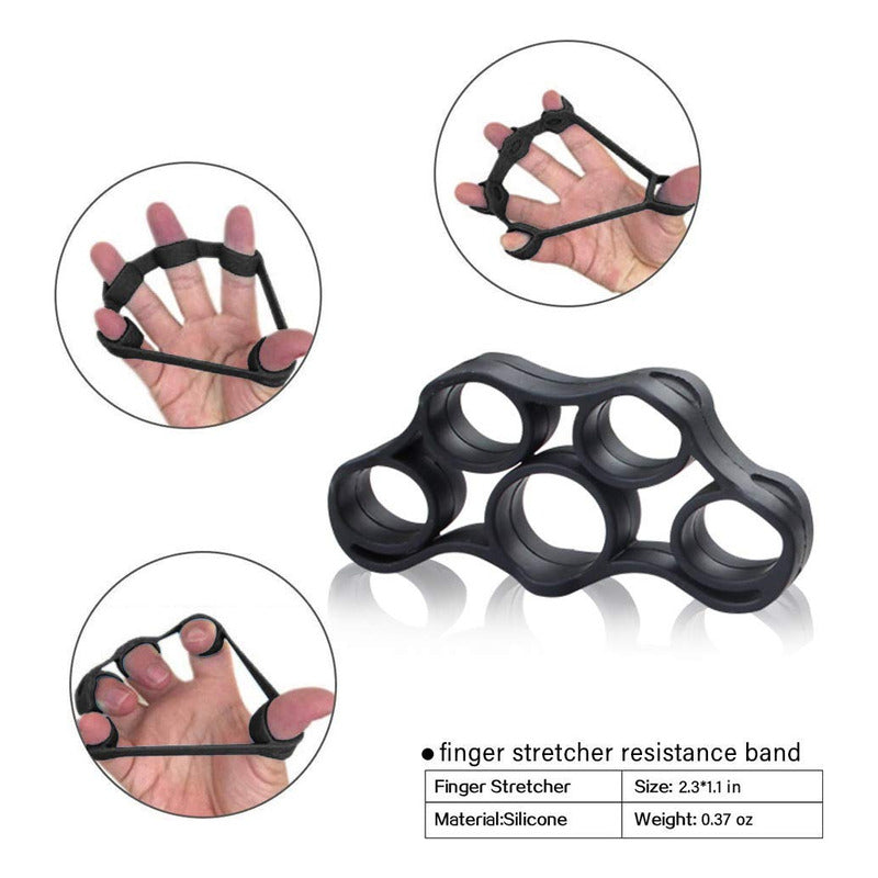 Kit Ejercitador De Manos 5 Pcs Fortalecedor Manos Ajustable