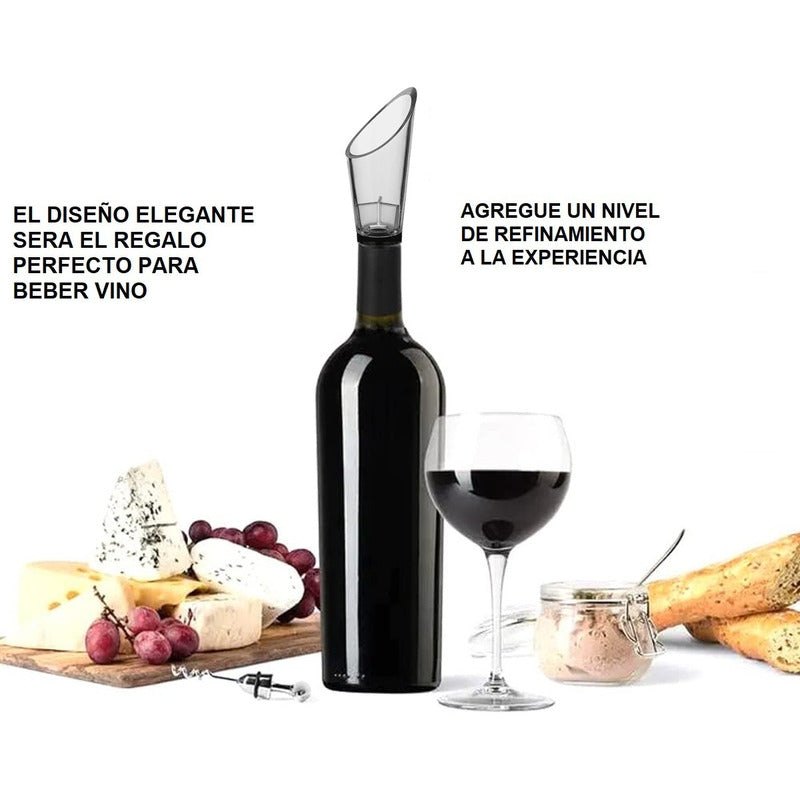 Vertedor Vino Boquilla Aireador Vino Dosificador Botella