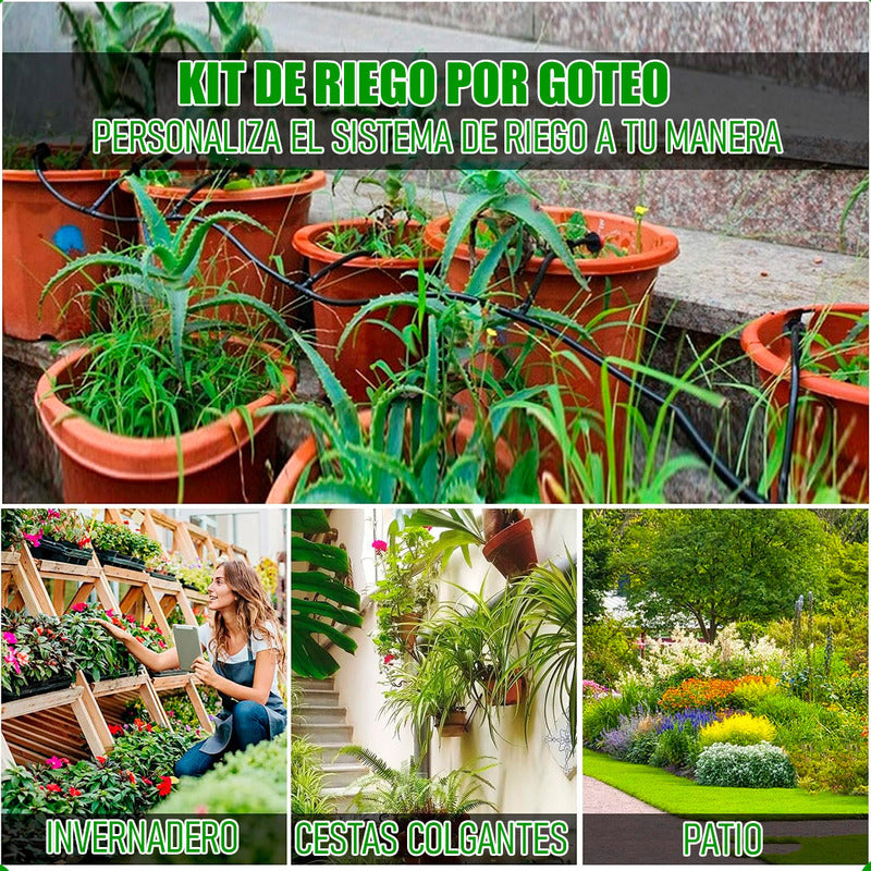 Sistema De Riego Kit Riego Automatico Riego Para Jardin Casa