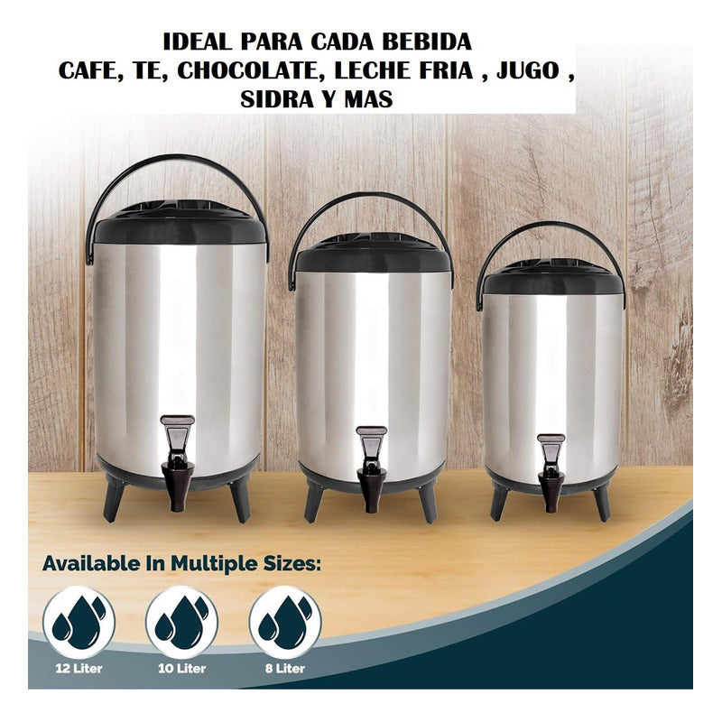 Termo Para Agua Caliente Termo Para Café Termo De Agua 8 Lts