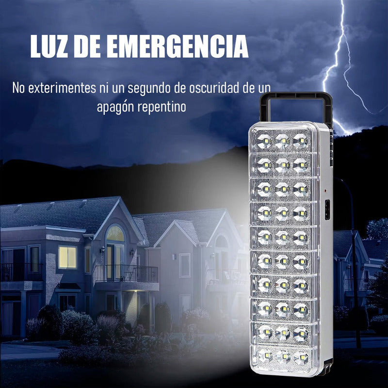 Pack 2 Luces De Emergencia Led Foco Led Emergencia 30 Led