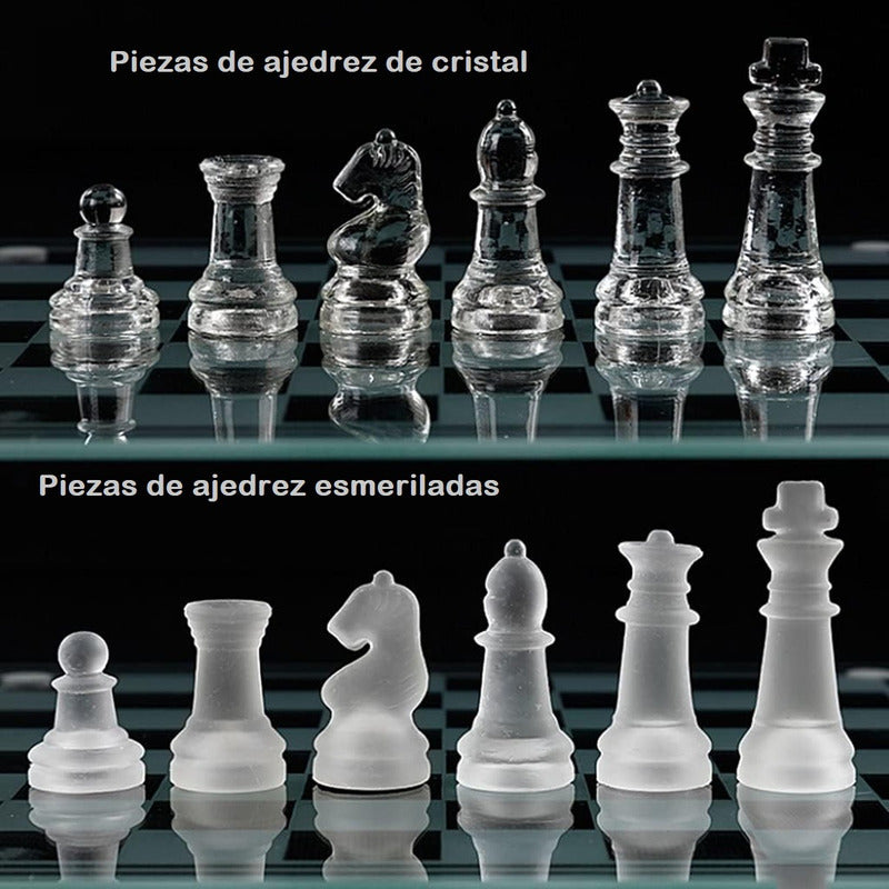 Tablero Ajedrez Juego Ajedrez Tablero Ajedrez De Cristal