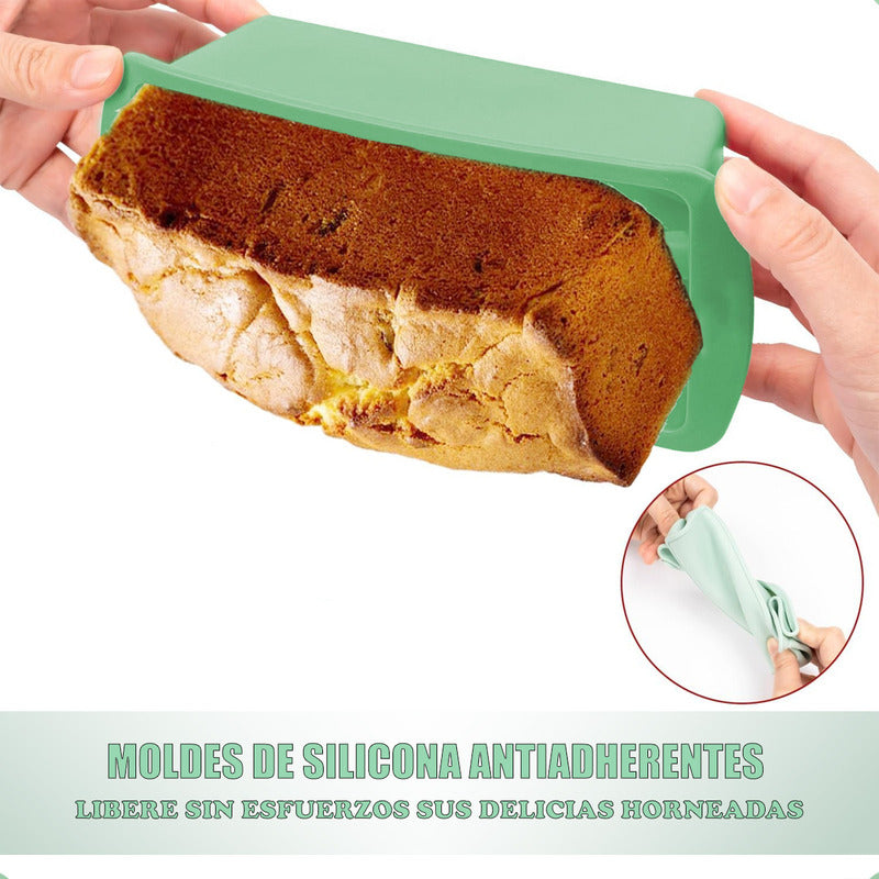 Molde Silicona Molde Para Queque Moldes De Reposteria Moldes Arcashopping Bandehas Para Hronear Molde Rectangular Para Horno Bandejas De Silicona Molde Para Pan Antiadherente