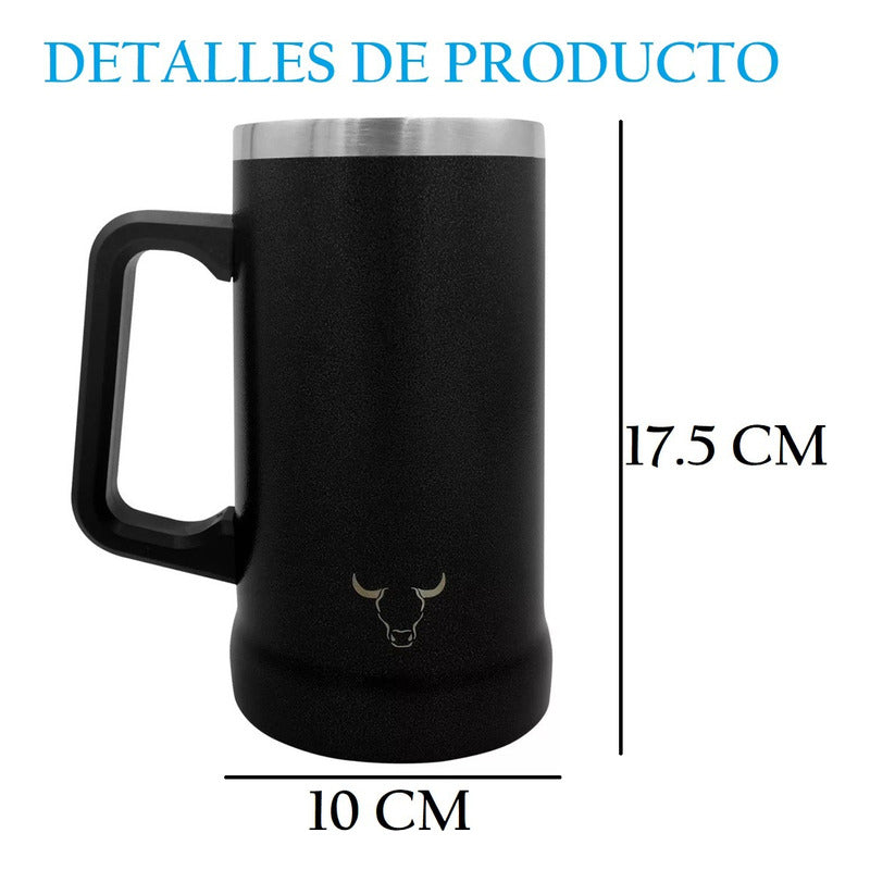 Vaso Cerveza Mug Wayu Taza Acero Inoxidable Vaso Shopero Way