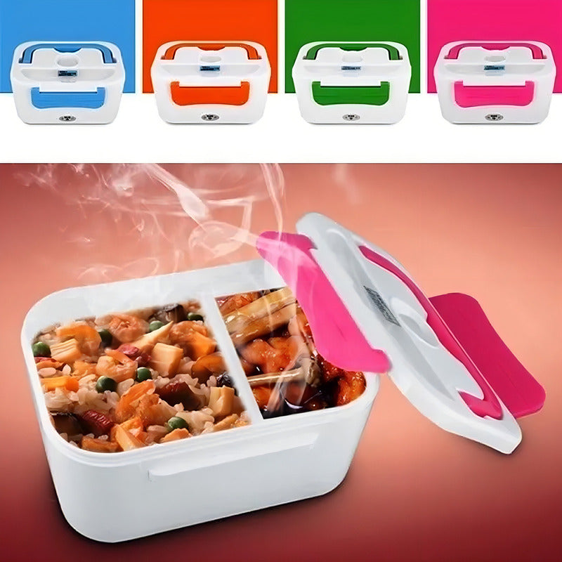 Lonchera Electrica Portatil Calentador Portatil Lunch Box Color Naranja