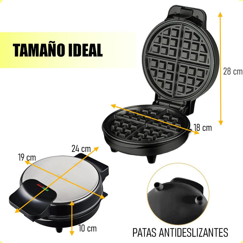 Waflera Sandwichera Wafleras Reposteria Waffleras 4 Gofres