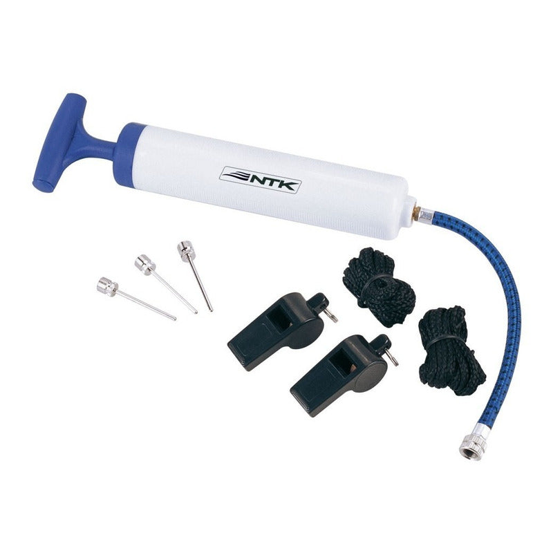 Inflador Manual Kit Deportivo Para Inflar Balon Mini Bombin