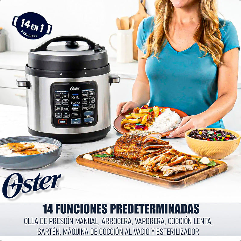 Olla Multifuncional Oster Olla Electrica Oster Olla Multiuso 14 En 1 Arcashopping Olla Coccion Lenta Olla Electrica Multiuso Olla Inteligente Oster Ollas Electricas