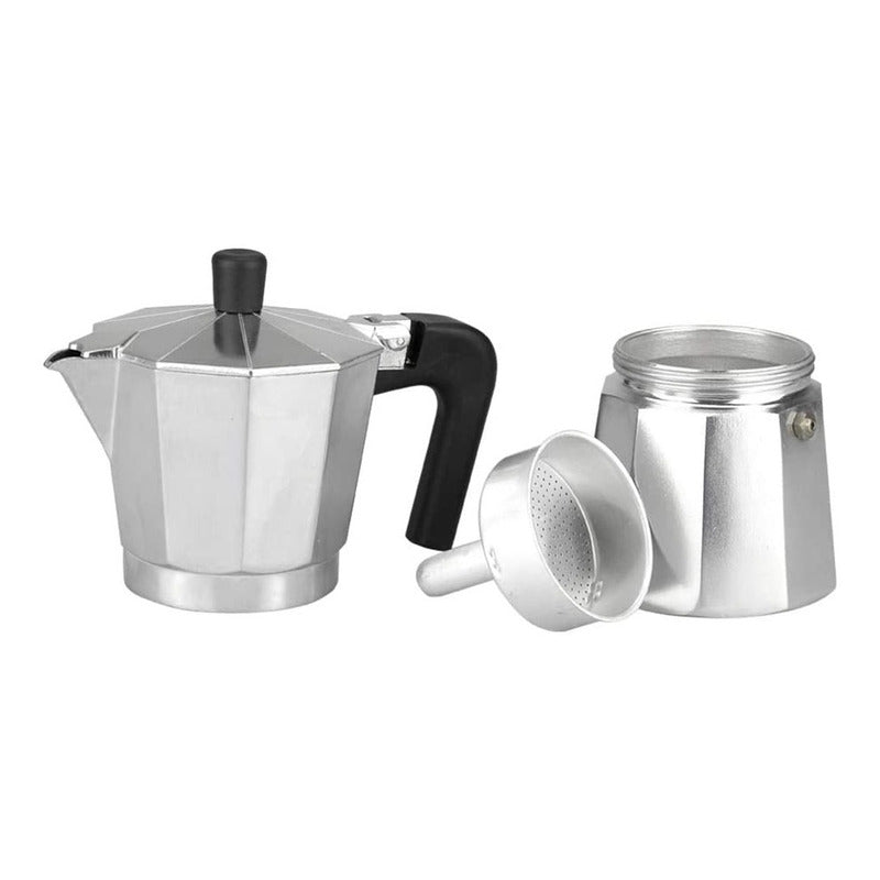 Cafetera Italiana 6 Tazas Cafetera + Molinillo Electrico