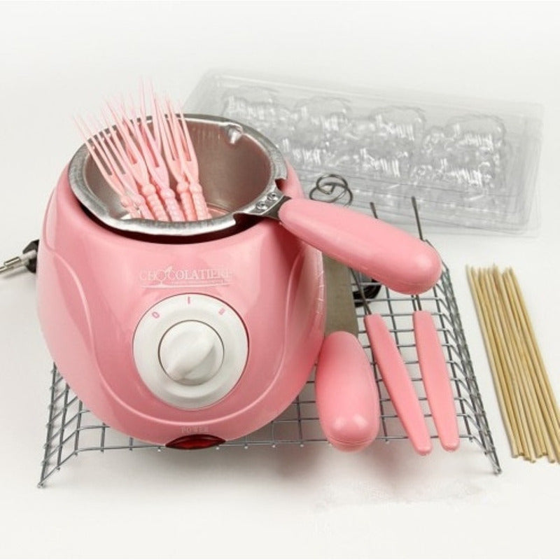 Set Reposteria Maquina Derretir Chocolate Y Cascasa Chocolat