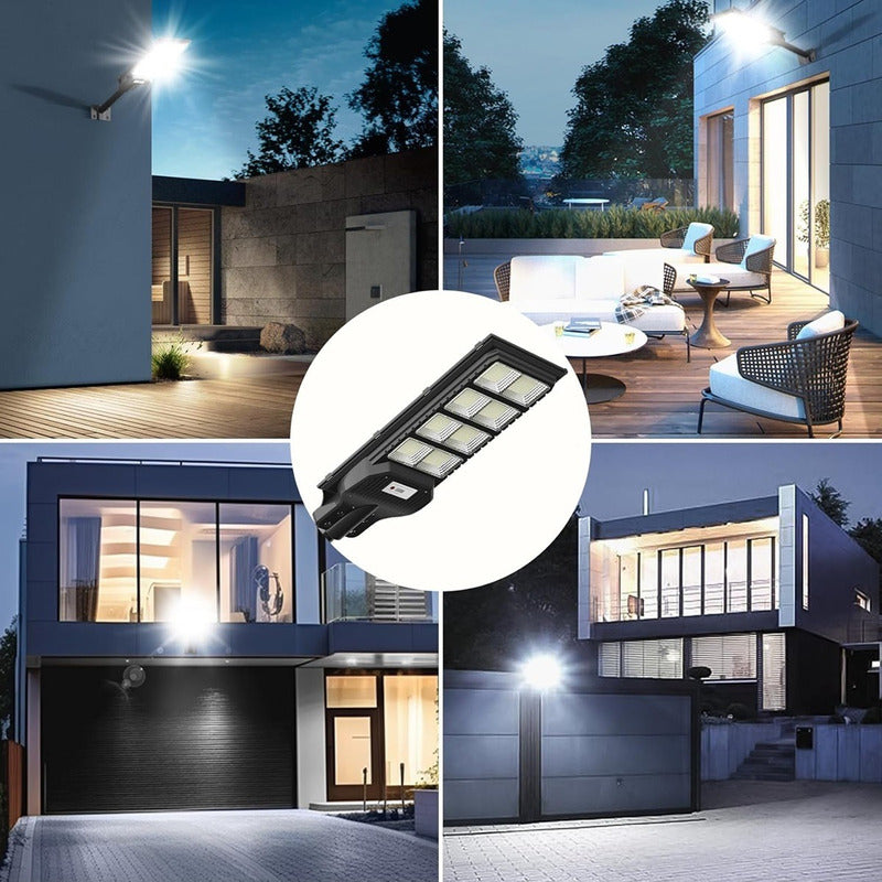 Pack X2 Foco Solar 1000w Con Sensor Foco Led Solar 1000w