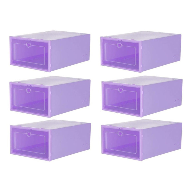 Pack X6 Organizador De Zapatos Armables Ahorra Espacio