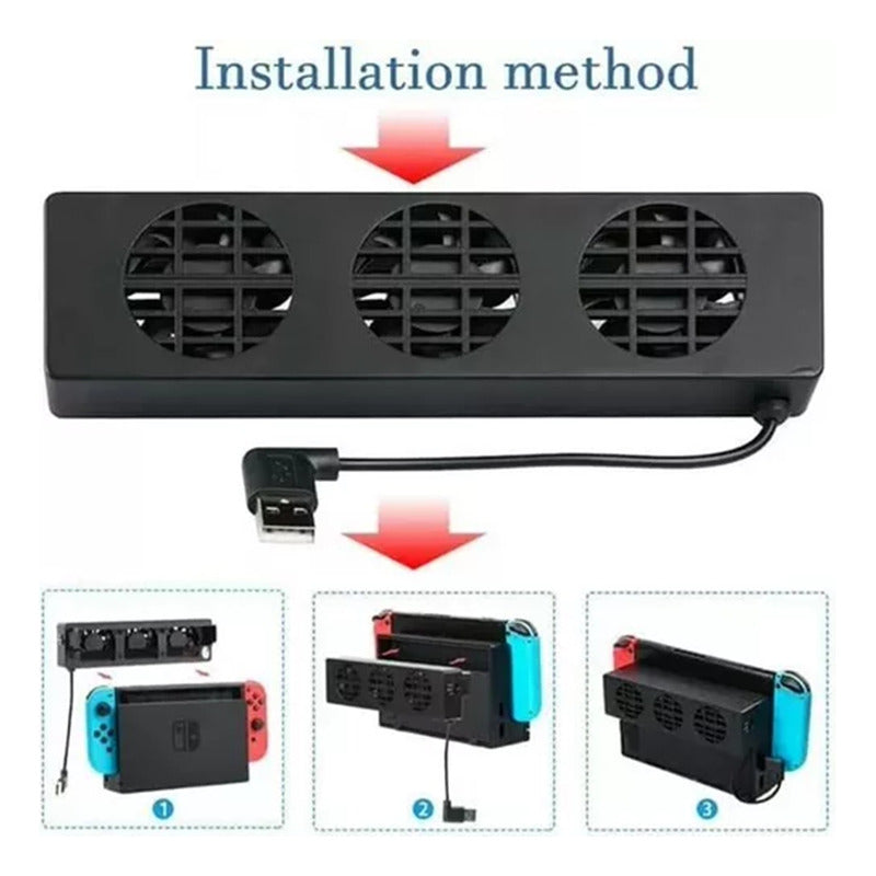 Base Enfriadora Para Consola N-s Enfriador Nintendo Switch
