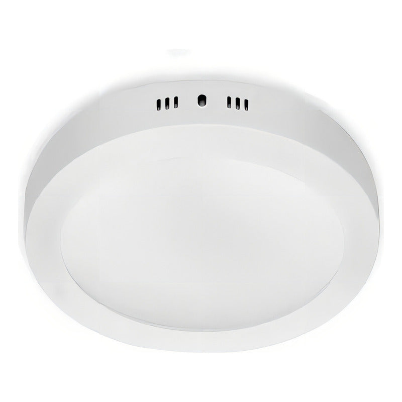 Panel Plafon Led 12w Aplicar Cuadrado Blanco