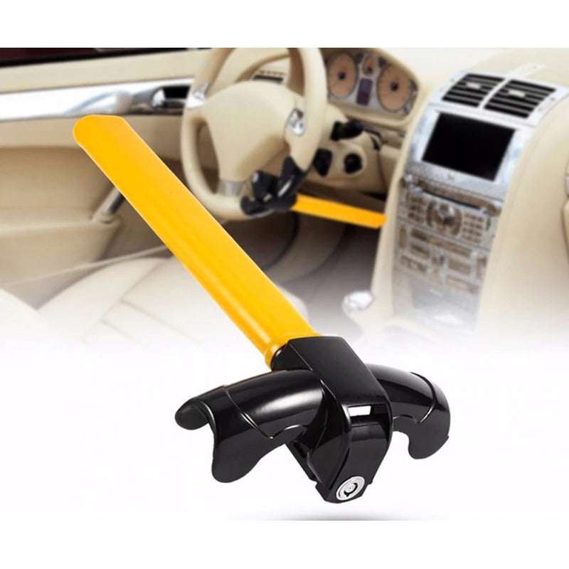 Pack X2 Traba Volantes Anti Robo Seguridad Auto + Llaves